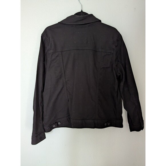Levi's Women's Original Trucker Jacket, Black and Black Size 1X New - Picture 6 of 8